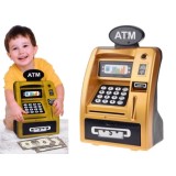 JOKO Hudobný Bankomat na peniaze, pokladnička, zlatý