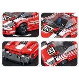 JOKO Technická stavebnica Športové auto 917, kocky 355ks, červené