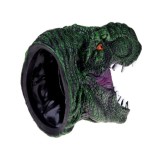 JOKO Ručná Bábková Hlava Dinosaura Dinosaurux T-REX, Rukavica, zelená