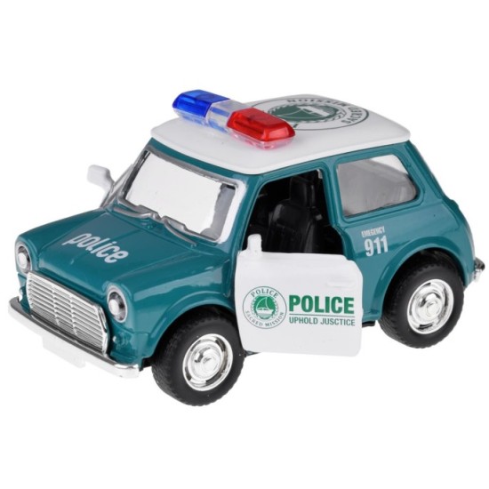 JOKO Retro Kovové Policajné Auto s otváracími dveramiPolice car, metal, opening doors 1:38 ZA4776
