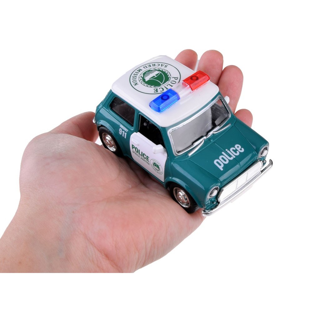 JOKO Retro Kovové Policajné Auto s otváracími dveramiPolice car, metal, opening doors 1:38 ZA4776