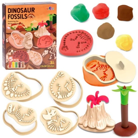 JOKO Sada Plastelína Dinosaury Fosílie