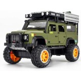 JOKO Kovové Auto Jeep Terénny s LED Svetlom a Zvukmi 1:24, zelený