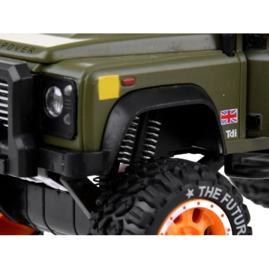 JOKO Kovové Auto Jeep Terénny s LED Svetlom a Zvukmi 1:24, zelený