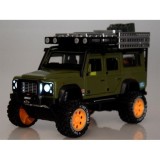 JOKO Kovové Auto Jeep Terénny s LED Svetlom a Zvukmi 1:24, zelený
