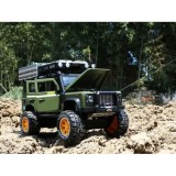 JOKO Kovové Auto Jeep Terénny s LED Svetlom a Zvukmi 1:24, zelený