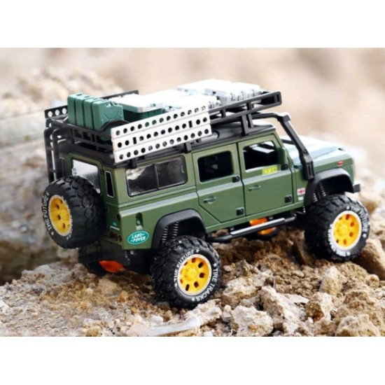JOKO Kovové Auto Jeep Terénny s LED Svetlom a Zvukmi 1:24, zelený