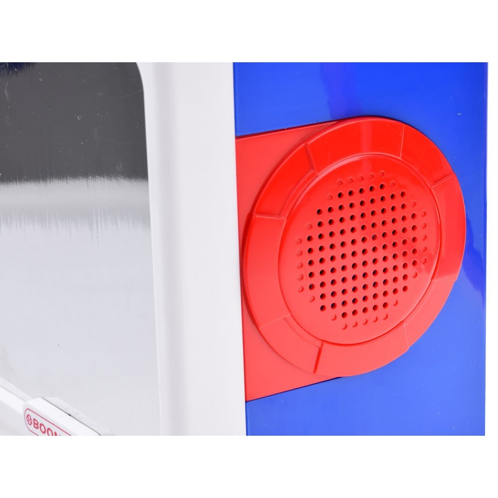 JOKO Detský Karaoke Reproduktor s Mikrofónom Boombox + vstup USB a MP3, modrý