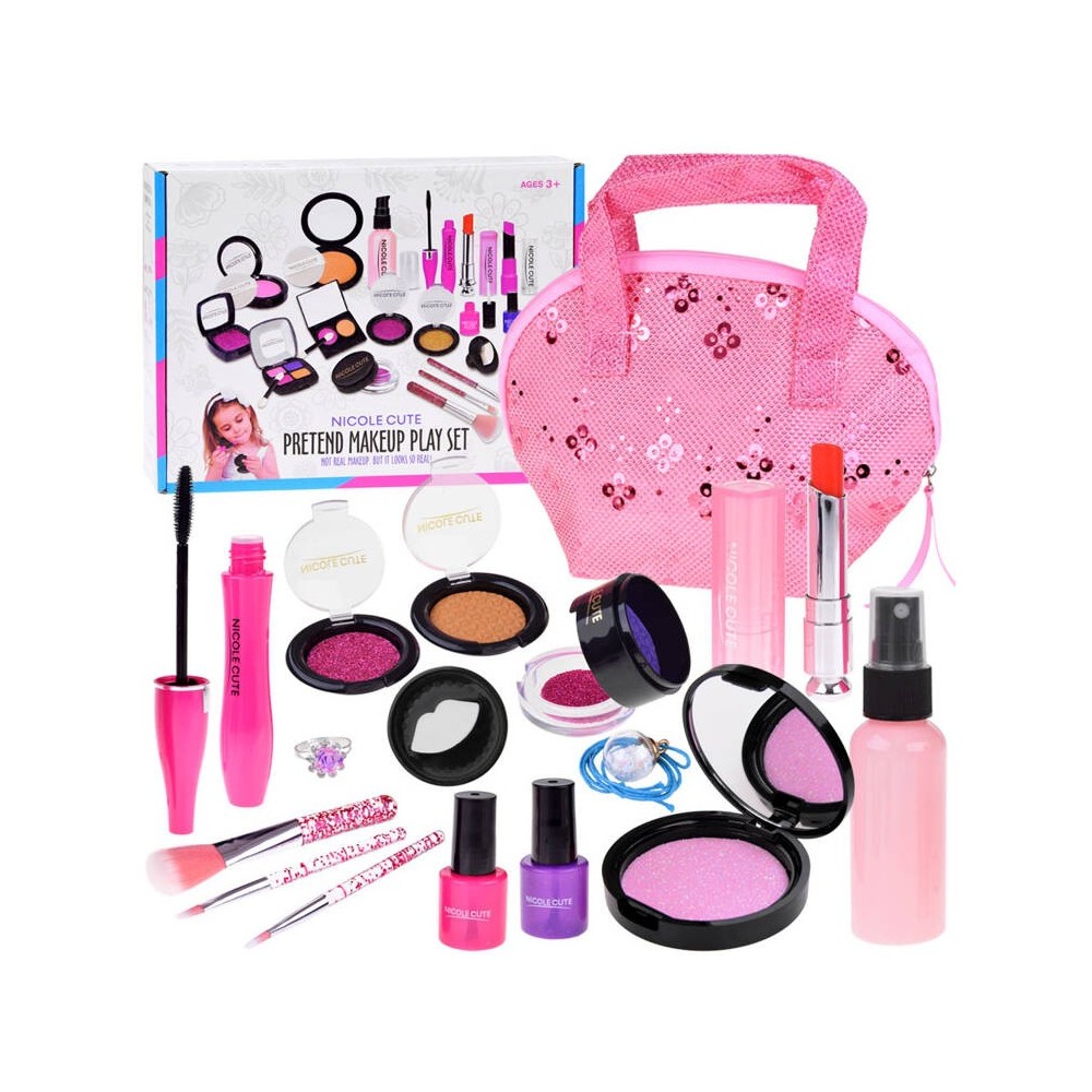 JOKO Detská Make Up Sada + kozmetická taštička + náhrdelník s prsteňom