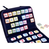 JOKO Montessori Látková Vzdelávacia Kniha pre deti so zipsom, šnúrkami, gombíkami + Abeceda a Čísla