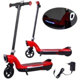 JOKO Elektrická Kolobežka 12V 45W s LED osvetlením, nosnosť 50kg, červená