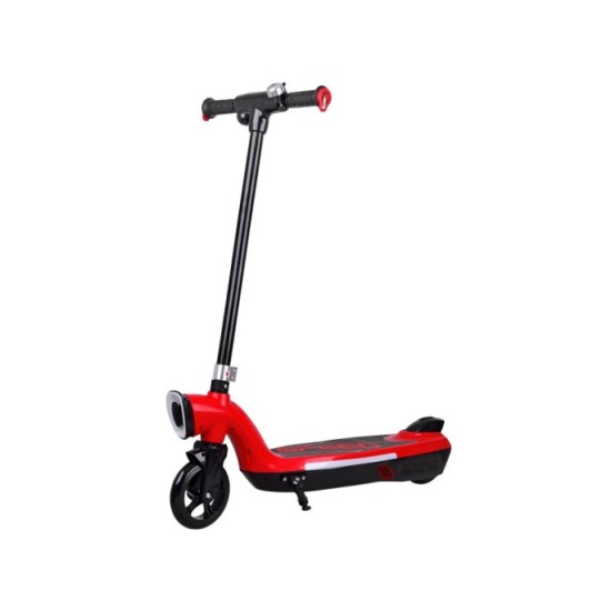JOKO Elektrická Kolobežka 12V 45W s LED osvetlením, nosnosť 50kg, červená