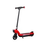 JOKO Elektrická Kolobežka 12V 45W s LED osvetlením, nosnosť 50kg, červená