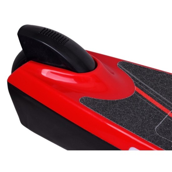 JOKO Elektrická Kolobežka 12V 45W s LED osvetlením, nosnosť 50kg, červená