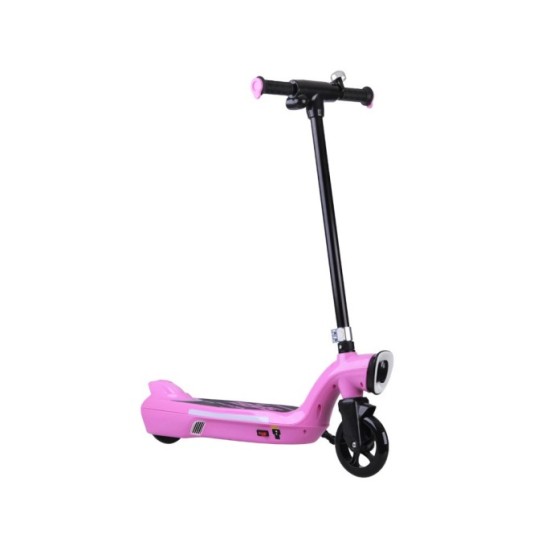 JOKO Elektrická Kolobežka 12V 45W s LED osvetlením, nosnosť 50kg, ružová