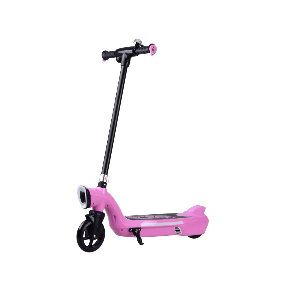 JOKO Elektrická Kolobežka 12V 45W s LED osvetlením, nosnosť 50kg, ružová