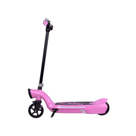 JOKO Elektrická Kolobežka 12V 45W s LED osvetlením, nosnosť 50kg, ružová