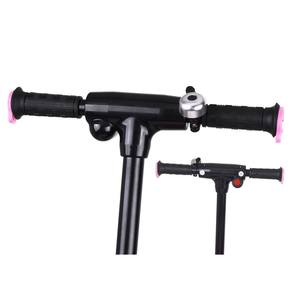 JOKO Elektrická Kolobežka 12V 45W s LED osvetlením, nosnosť 50kg, ružová