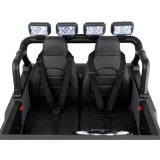 JOKO Elektrické autíčko Toyota Land Cruiser, 4x4 4x24V 100W, Dvojmiestne Kožené sedadlo, Penové kolesá, nosnosť 59kg, čierne