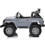JOKO Elektrické autíčko Toyota Land Cruiser, 4x4 4x24V 100W, Dvojmiestne Kožené sedadlo, Penové kolesá, nosnosť 59kg, sivé