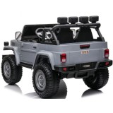 JOKO Elektrické autíčko Toyota Land Cruiser, 4x4 4x24V 100W, Dvojmiestne Kožené sedadlo, Penové kolesá, nosnosť 59kg, sivé