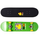 ReDo Drevený Skateboard Rubber Duck, nosnosť 100kg, zelený
