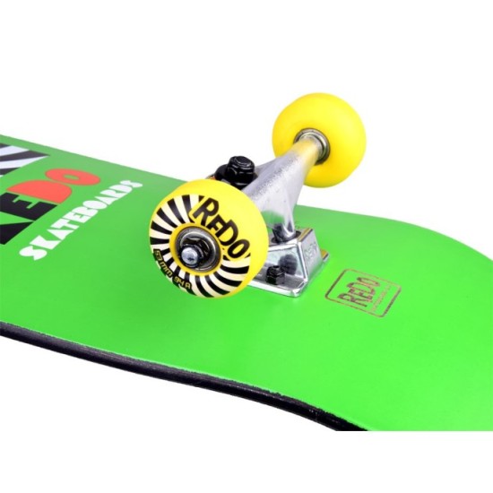 ReDo Drevený Skateboard Rubber Duck, nosnosť 100kg, zelený