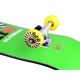 ReDo Drevený Skateboard Rubber Duck, nosnosť 100kg, zelený