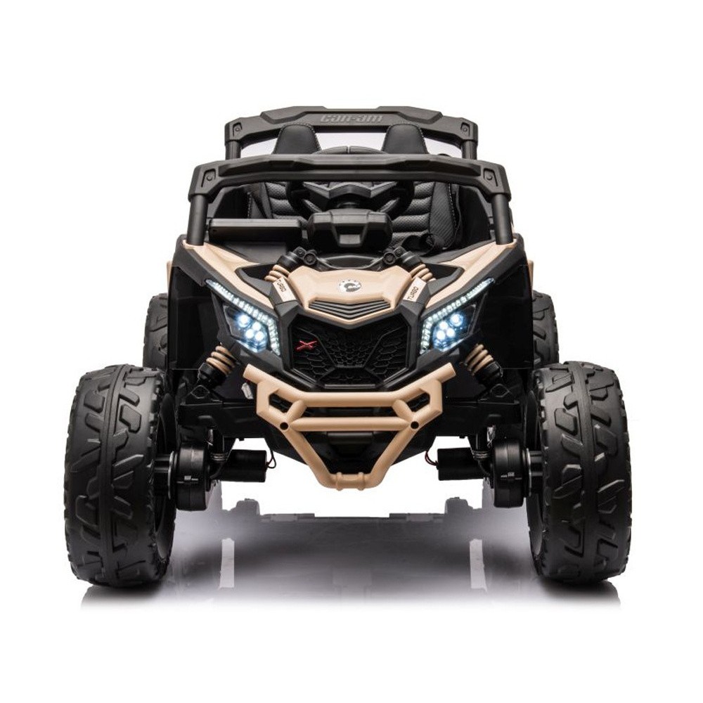 JOKO Elektrické Autíčko Buggy 4x200W 24V, kožené sedadlo, penové kolesá, béžové