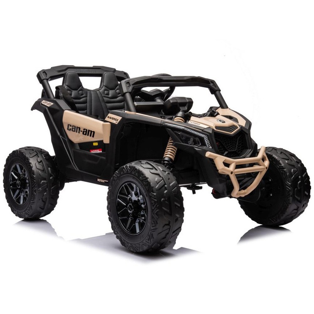 JOKO Elektrické Autíčko Buggy 4x200W 24V, kožené sedadlo, penové kolesá, béžové