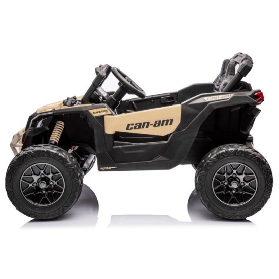 JOKO Elektrické Autíčko Buggy 4x200W 24V, kožené sedadlo, penové kolesá, béžové