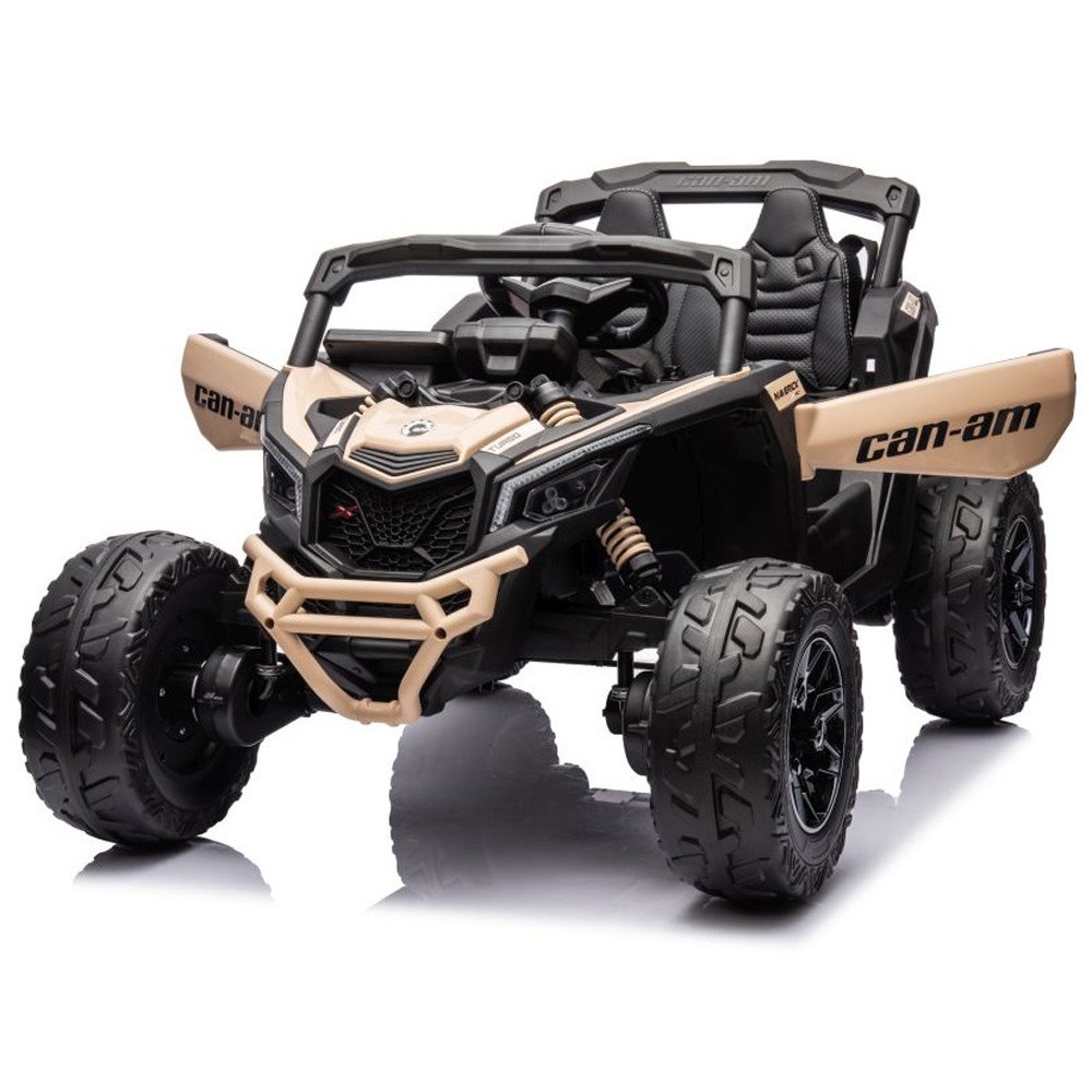JOKO Elektrické Autíčko Buggy 4x200W 24V, kožené sedadlo, penové kolesá, béžové