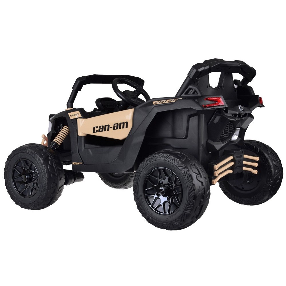 JOKO Elektrické Autíčko Buggy 4x200W 24V, kožené sedadlo, penové kolesá, béžové