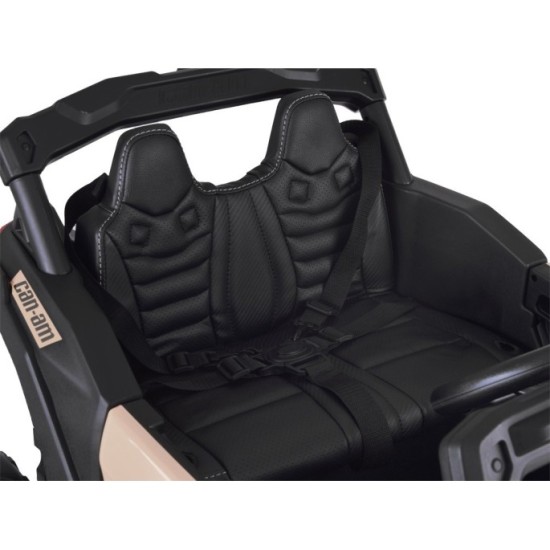 JOKO Elektrické Autíčko Buggy 4x200W 24V, kožené sedadlo, penové kolesá, béžové