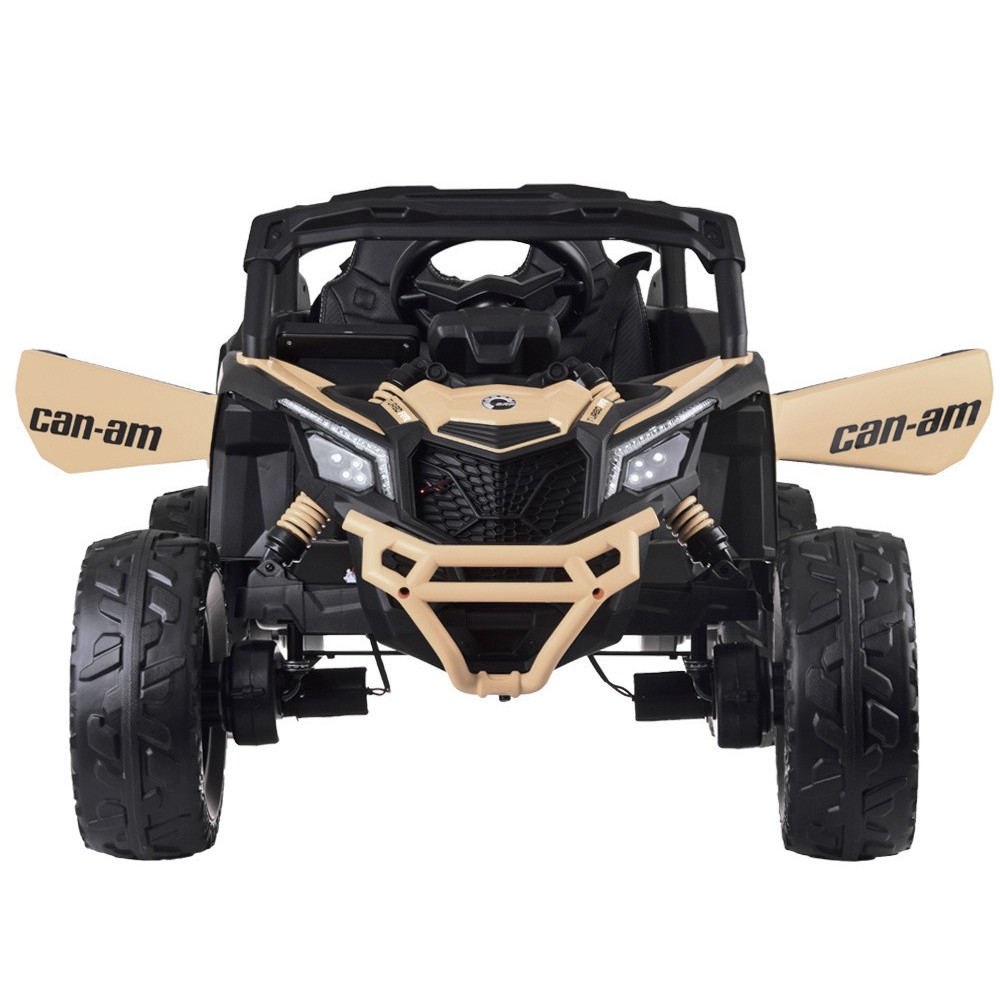 JOKO Elektrické Autíčko Buggy 4x200W 24V, kožené sedadlo, penové kolesá, béžové