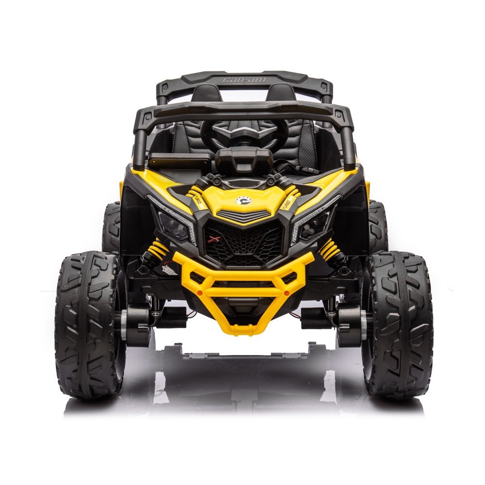 JOKO Elektrické Autíčko Buggy 4x200W 24V, kožené sedadlo, penové kolesá, žlté