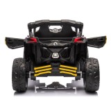 JOKO Elektrické Autíčko Buggy 4x200W 24V, kožené sedadlo, penové kolesá, žlté