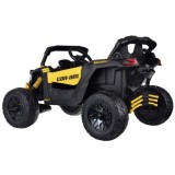 JOKO Elektrické Autíčko Buggy 4x200W 24V, kožené sedadlo, penové kolesá, žlté