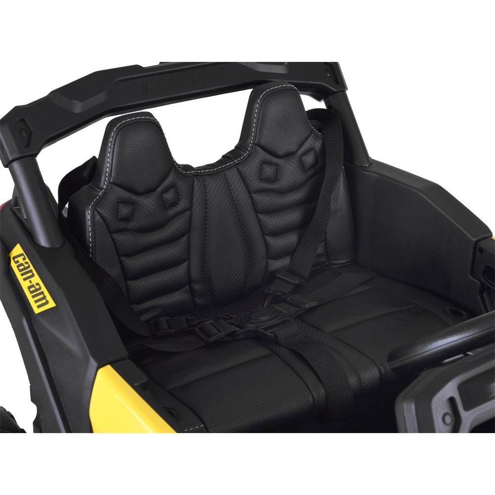 JOKO Elektrické Autíčko Buggy 4x200W 24V, kožené sedadlo, penové kolesá, žlté