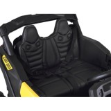 JOKO Elektrické Autíčko Buggy 4x200W 24V, kožené sedadlo, penové kolesá, žlté