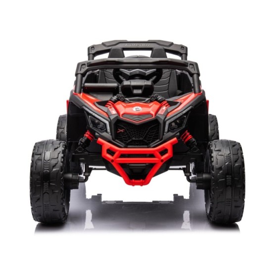 JOKO Elektrické Autíčko Buggy 4x200W 24V, kožené sedadlo, penové kolesá, červené