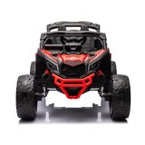 JOKO Elektrické Autíčko Buggy 4x200W 24V, kožené sedadlo, penové kolesá, červené