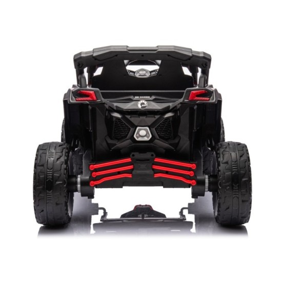 JOKO Elektrické Autíčko Buggy 4x200W 24V, kožené sedadlo, penové kolesá, červené