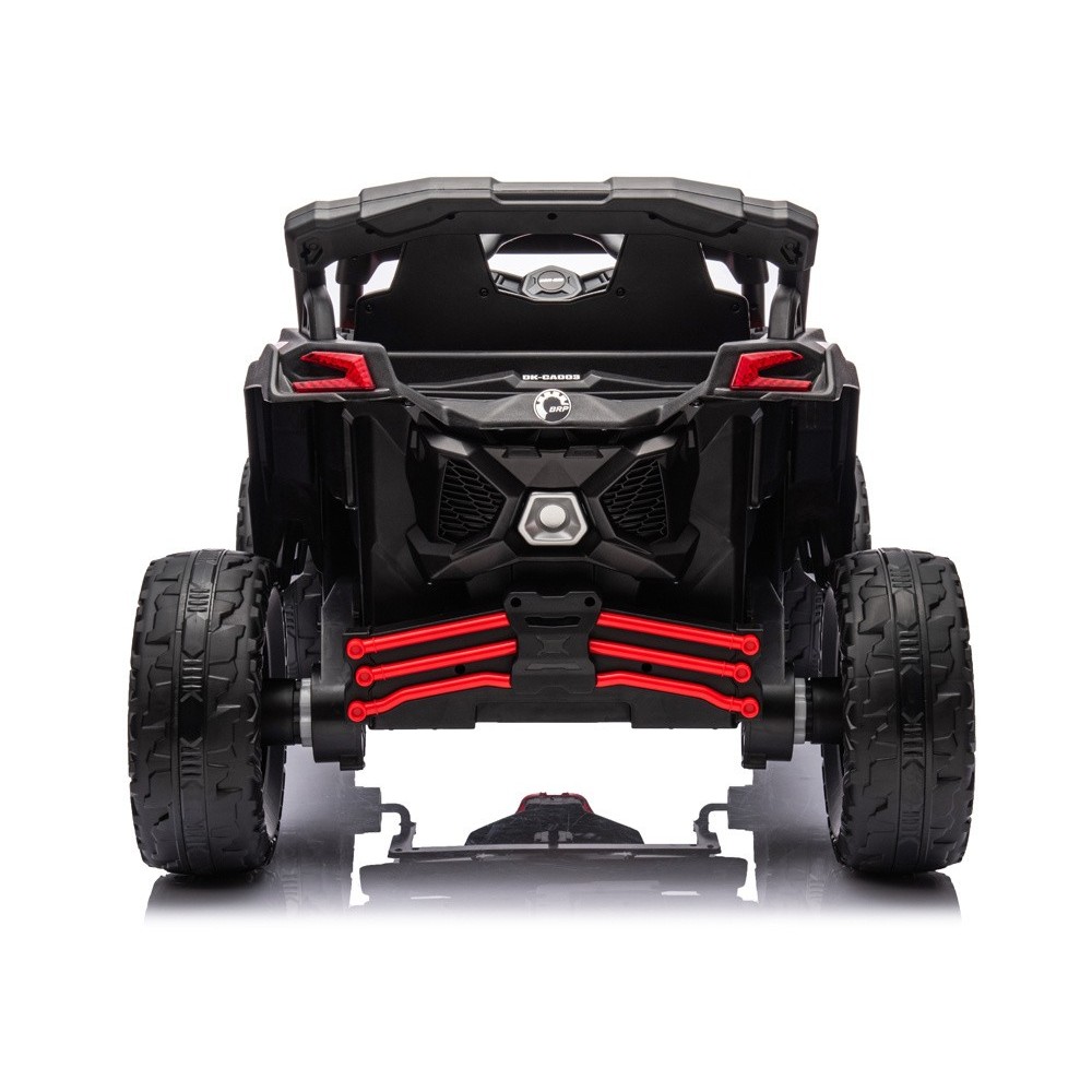 JOKO Elektrické Autíčko Buggy 4x200W 24V, kožené sedadlo, penové kolesá, červené