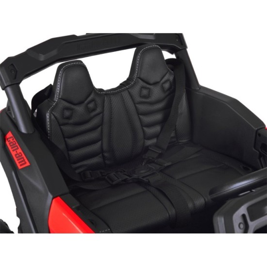JOKO Elektrické Autíčko Buggy 4x200W 24V, kožené sedadlo, penové kolesá, červené
