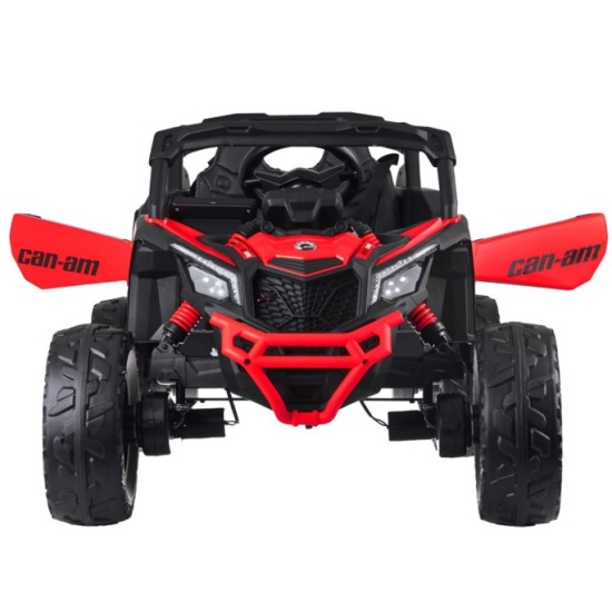 JOKO Elektrické Autíčko Buggy 4x200W 24V, kožené sedadlo, penové kolesá, červené