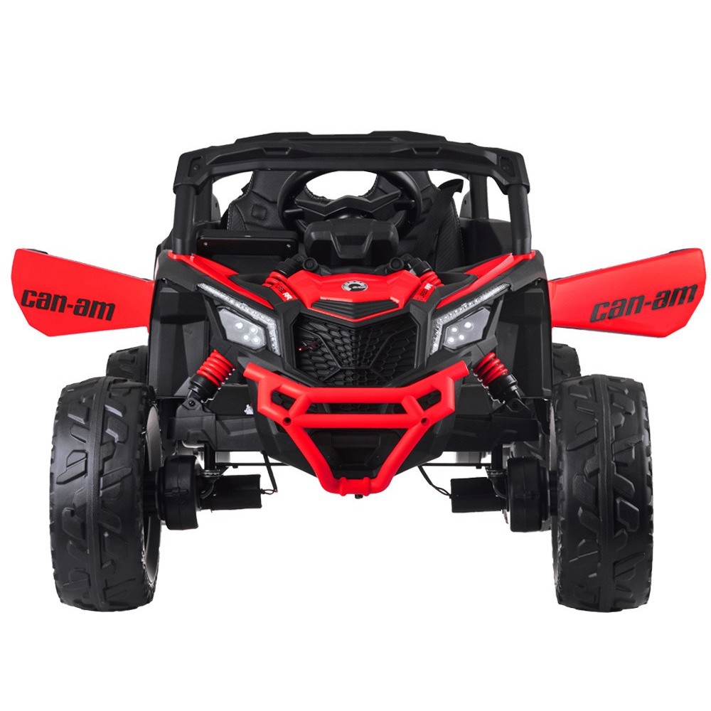 JOKO Elektrické Autíčko Buggy 4x200W 24V, kožené sedadlo, penové kolesá, červené