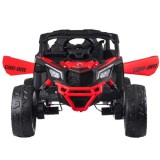 JOKO Elektrické Autíčko Buggy 4x200W 24V, kožené sedadlo, penové kolesá, červené