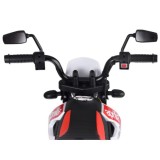 JOKO Elektrická Motorka APRILIA RX125, penové kolesá, kožené sedadlo, červená
