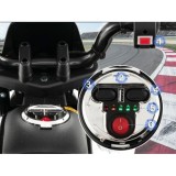 JOKO Elektrická Motorka APRILIA RX125, penové kolesá, kožené sedadlo, červená